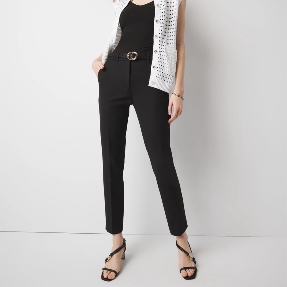 WHBM Elle Slim ankle pant comfort stretch dress Pants 00S